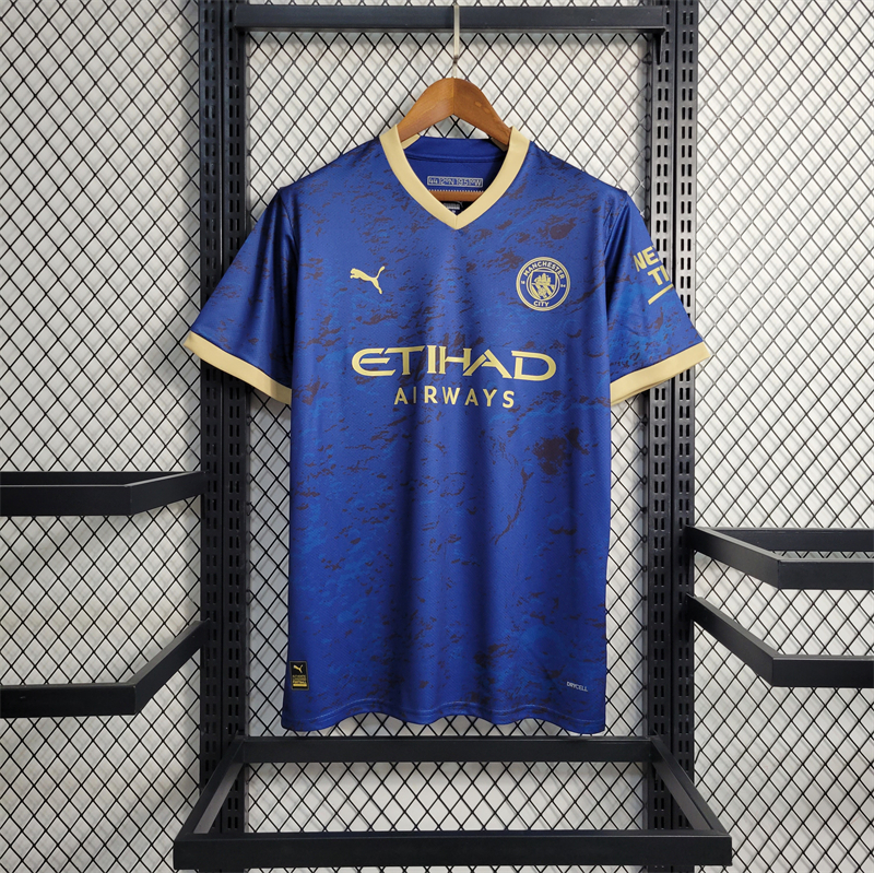 Manchester City 23/24 Blue Jersey - Fans Version